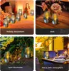 Candles Solar Candle Lights LED Tea Light Candles Outdoor Waterproof Garden Lawn Dinner Night for Christmas Halloween Valentine's Day 230809