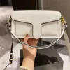 Designer tabby kudde 26 gelé 23 axelväska transparent kvinnor lyxhandväska läder crossbody kvinnor handväskor mode vit svart rosa messenger r k41w#