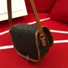 Bayan Crossbody Bag Lüks Tasarımcı Çanta Vintage Omuz Çantası Klasik Baskılı Crossbody Çantalar Kaplı Tuval Eyer Çantası Arc de Triomphe Flep Deri Mini Cüzdan