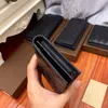 Men's Wallet Designer Bifold Wallet Fashion Luxury Brand Real Leather Long Mobile Phone Bag Multifunctional Storage Bag Top Cowhide Simple Casual