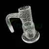 dhl yinuoou喫煙エッチングフルウェルドクォーツブレンダーバンガー20mmod beveled edge heady nails for glass bongs dab rigsパイプ