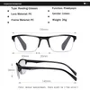 Okulary przeciwsłoneczne Ultralight kwadratowe szklanki odczytu pół ramy Prezbiopiczne mężczyźni kobiety 0,75 1 1,25 1,5 1,75 2 2,25 2,5 2,75 3-4