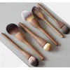 Makeup Tools 1Pcs European Vintage Wood Handle Brush High Quality Loose Powder Blush Foundation Super Soft Theatre 230809