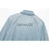 Women's Jackets YENKYE New Fashion Women With Belt Short Denim Trench Coat Vintage Long Sleeve Lapel Collar Female Crop Outerwear J230810