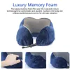 U Shaped Memory Foam Neck Pillows Soft Travel Pillow Neck Cervical Airplan 30 28 14CM Healthcare Bedding180s