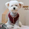 Vêtements pour chiens vêtements chauds d'hiver laine de mouton corail tricoté veste pour animaux de compagnie manteau coupe-vent coton rembourré costume Onesie pyjamas