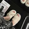 Slippers Fashion Women Fur Slippers Cross Band Warm Plush Ladies Fluffy Shoes Cozy Open Toe Indoor Fuzzy Slides for Girls Winter House J230810