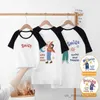 Roupas combinando para a família Moda camiseta de desenho animado Mãe, pai e eu, roupas combinando para a família, pai, filha, filho, roupas infantis, roupas de pai, bebê