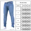 Mens Jeans Pants High midjextlåset Stretch Casual Slim Fit Byxor Male Plus Size Pencil Denim Skinny For Men 230810