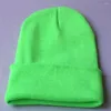 Ball Caps Winter Warm Ski Hat Unisex Casual Slouchy Knitting Street Hip Hop Cap Fashion Solid Color Outdoor Sport Gifts