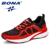 Платье обуви Bona Sneakers Men Shouse Sport Mesh Trainers Light The Wordseme Femme кроссовки для спортивных туфлей.