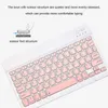 10 дюймов Bluetooth Mouse Keyboard для Pad Mobile Phone Tablet Universal Ultra Thin Wireless Pink Green Keyboard Mice