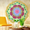 Okrągłe ręczniki plażowe Mandala Drukowane gobelin hippony boho obrus bohemian plażowy ręcznik serviette Covers Plaży Wrap Yoga222o