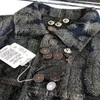 Мужские куртки Kapital Denim 2024 Лето японцы сделали старую перьевую кисточку Жаккард