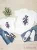 Famille correspondant tenues graphique T-shirt T-shirt femmes enfant enfant vêtements garçon fille été géométrique nouvelle tendance famille correspondant tenues maman maman vêtements