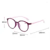 Solglasögon trendiga kvinnors läsglasögon damer högupplösta anti-blå ljus hyperopia ultralight långa syn presbyopia till 4.0