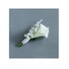 Decorative Flowers Wreaths High-end simulation royal lily of the valley bouquet bride wedding calla flower bouquet Bridesmaid Bridal Party 230809
