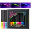 Ögon Shadowliner -kombination säljer 12 färger fluorescerande färg eyeliner kit makeup vattentät färgglada foder pennögon smink kosmetika eyeliners set 230809