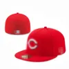 Reds di buona qualità Ctatte da baseball Capi di baseball uomini donne visor papà osseo hip hop sport gorras casquette uomini donne cappelli aderenti h5-8.10