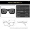 Sunglasses Men And Women The Letter B Square Fashion Colored Reflective Glasses Driving Black UV400 Eyeglasse Shades