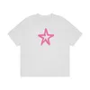 Men's T Shirts Five-Pointed Star Pattern Printed T-Shirt Fashion Short-Sleeved Clothing High-Quality Summer And Women's T-Shirts