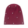 Boinas femininas de algodão com nervuras, gorro de inverno, chapéu, pirâmide, acessórios, malha, gorros, gorros, cor sólida, macios, chapéus, moda, outono, gorros