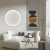 Lampa ścienna lampy księżycowe nordyc nowoczesne kreatywne przejście bez okablowania z sofą do salonu sofa tła dekoracja