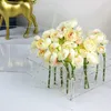 Vases Acrylic Flower Vase Square Clear Eternal Box Rose Gift With Holes Water Storage Arrangement Wedding Decor 230810