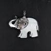 Pendant Necklaces Shell Natural The Mother Of Pearl Elephant-Shaped Splicing For Jewelry Making DIY Necklace Accessory