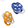 Rock Protection 32KN Double Pulley For Hauling System Climbing Caving Dragging HKD230810