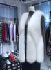 Women's Fur Casual Vest Faux 2023 Arrival Winter Sleeveless Vests Fashion Short Waistcoat Lady Coat White Femme Q467