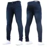 Mens Jeans Pants High midjextlåset Stretch Casual Slim Fit Byxor Male Plus Size Pencil Denim Skinny For Men 230810