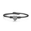 Stainless Steel Wire Braided Love Heart Bracelet Cable Chain Cuff Bangle 4 Color 3mm Wide 2.5inch Innder (63mm) Fashion Gifts for Women Girls Mens Friends