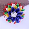 Stift broscher regnbåge satin blomma klänning axel corsage beställning av påskstjärnan stift oes brosch 230809