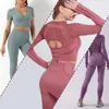 Conjuntos activos Conjunto deportivo Pantalón Ropa deportiva Traje de gimnasio para mujer Legging Feminina Academia Ropa Liquidación Yoga