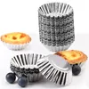 Bakformar 1020 st återanvändbara aluminiumlegering cupcake ägg tårta mögel kakan pudding mögel nonstick cake kakbakter verktyg 230809