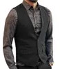 Mannen Vesten mannen V-hals Pak Vesten Mode Formele Slim Fit Business Visgraat Jurk Vest voor Tuxedo Wedding Party 230809