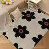 Ковры свежие цветы прикроватный ковер гостиной коврик для коврика домашняя девочка спальня на пол, покрытая большой территорией