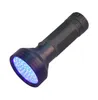 Portabel UV -ficklampa Violet Light 68 LED -fackla Lights Högkvalitativ Ultraviolet Blacklight Pocket ficklampor Invisibel Marker Pet Urin Detection