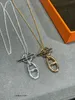 High Quality New 2023 Designer 925 Sterling Silver Non-Fading Pig Nose Necklace Brand Luxury Jewelry Gift