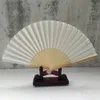 Produkty w stylu chińskim Solidne składanie papieru papierowy drewniany fan fanów weselny koronkowy jedwabny składany ręka ręka fan program show rekwizytów dekoracje r230810