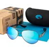 Costa marca piloto polarizado óculos de sol revestimento espelho loreto óculos de sol masculino uv400 acessórios masculinos para homens oculos