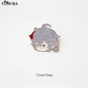 Pins Brooches Adorkable Genshin Impacts Characters Enamel Pin Klee Xiao Diluc Venti Zhongli Kazuha Cute Heads Lapel Pin Badge on Backpack Gift HKD230807