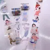 Подарочная упаковка № 6 Оригинальная фигура Lovely Girls Washi Pet Tapes Journals ScrapBooking DIY Клейк -наклейка маскировка 5cmx10m