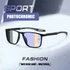 Läsglasögon Huying Pochromic Progressive Multifocal Reading Glasses Men Sport Anti Blue Light Recept Eglaslasses 230809
