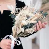 Dekoratif Çiçekler Kurutulmuş Düğün Buketleri Gelin için Fleur Mariag Nedime Buket Eucalyptus Vazo Düzenlemesi Bohe Ev Dekor