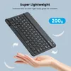 Mini Bluetooth Klavyeler PC için Kablosuz Klavye, Telefon Tablet Klavye Oyun Faresi için Şarj Edilebilir Android iOS Windows