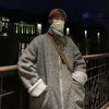 Vinter tjock corduroy jacka män varm mode retro förtjockad lammulljackor herr streetwear koreanska lösa korta kappor män