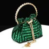 Отсуть обувь Chan High Heels для Lady Luxury Designer Green Color Full Diamond Pointed Wader Swed Thoe и сумки для вечеринки 230809