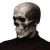 Outros suprimentos para festas de eventos Máscara de Halloween Movable Jaw Full Head Skull Mask Decoração de Halloween Horror Mask Scary Cosplay Decoração de Festa Capacete de Caveira 230809